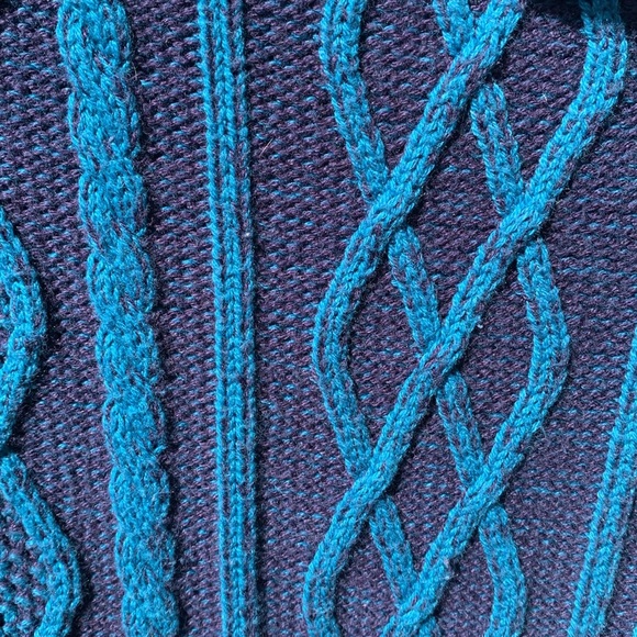 Tommy Hilfiger Blue Sweater Dress, Large - Picture 3 of 13